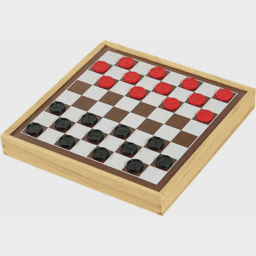 Jogo De Damas 24 Peças + Tabuleiro 35cmx30cm em Promoção na Americanas