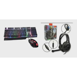 Combo Teclado Mouse Game Iluminado P D'àgua + Headset Fone de Ouvido Gamer é boa?