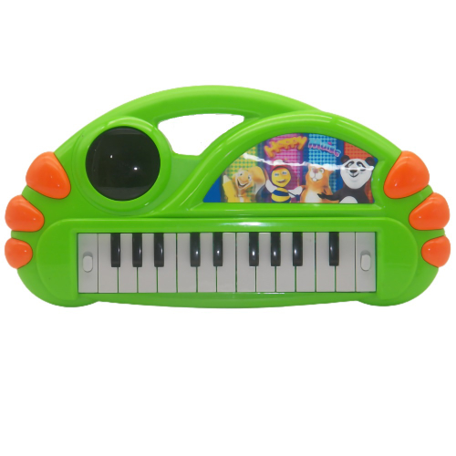 Piano Teclado Infantil Little Pianist Músicas Variadas Verde no Shoptime