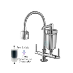 Torneira Com Filtro Bancada Cozinha Gourmet Metal inox luxo é boa?