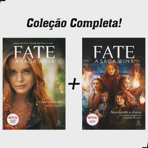 Combo Mistério Netflix 2 Livros Sombra E Ossos + Fate Winx