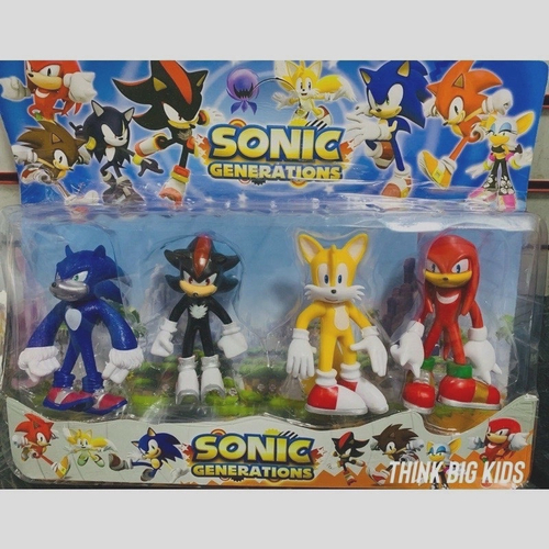 Kit Sonic com 4 Bonecos 12 cm em Promoção na Americanas