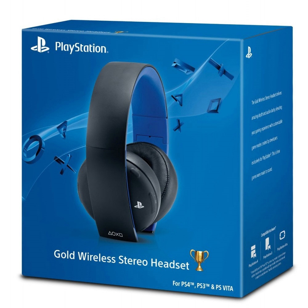 Headset Wireless Stereo Gold Ps4 em Promocao na Americanas