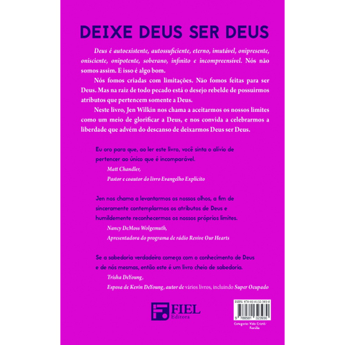 Livro 10 maneiras em que Deus é diferente de nós (e por