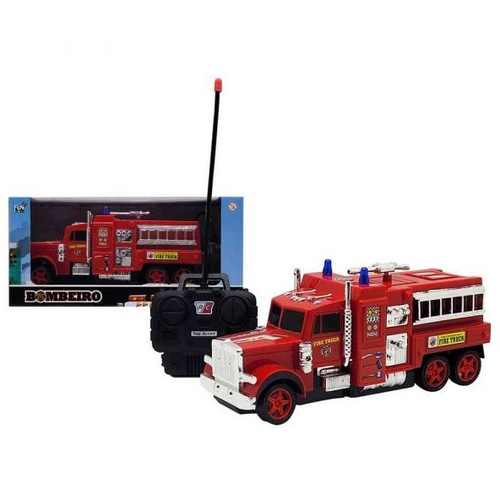 Caminhão Brinquedo Bombeiro Fire c/ Som E Luz - Magic Toys no Shoptime