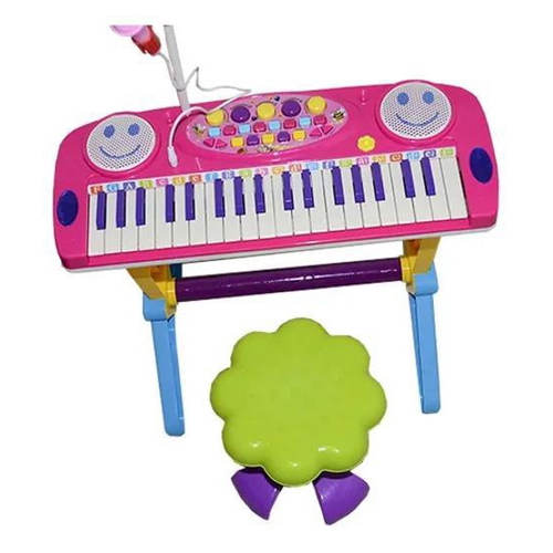 Teclado Com Microfone Piano Infantil Brinquedo Musical em Promoção na  Americanas