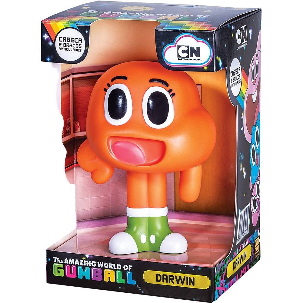 Boneco Pequeno Darwin O Incrível Mundo de Gumball - Grow em Promoção na  Americanas