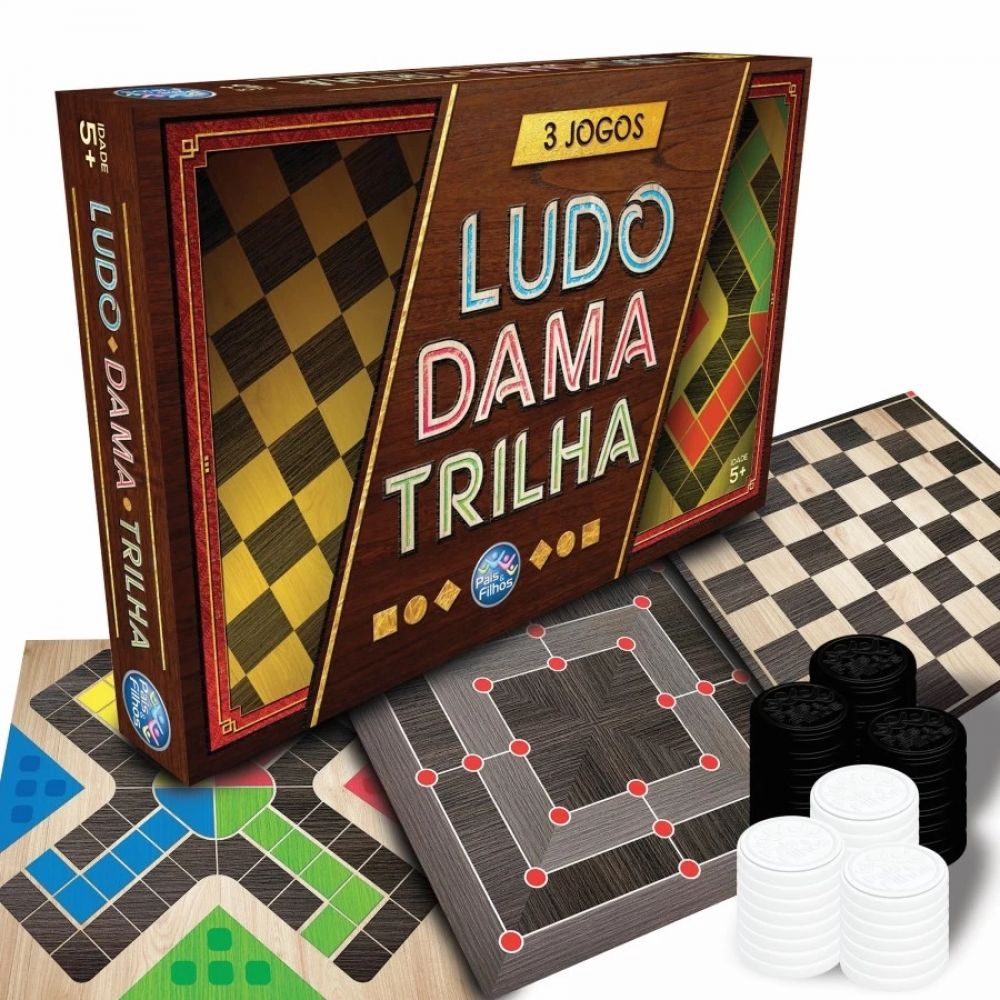 Jogo de Damas e Ludo - Junges na Americanas Empresas