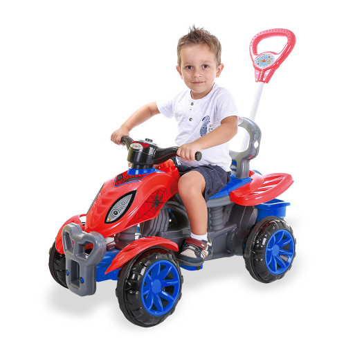 Triciclo infantil grande c/ empurrador 1-3 anos bandeirante velobaby em  Promoção na Americanas