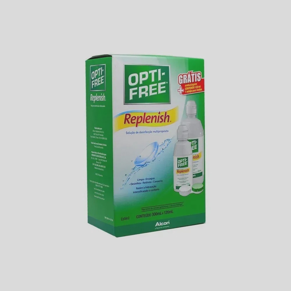 Opti Free Replenish 300ml 120ml Gratis Submarino