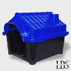 Casa Casinha Para Pet Cães Cachorros/ Gato De Plastico N* 1 azul Plastica Desmontável Telhado Home Pet Alta Durabilidade - Promoçãoz é boa?