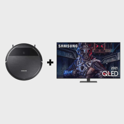 Menor preço em Kit Smart TV Samsung 65 qled 4K 65Q80A E Robô Aspirador 2 em 1 VR5000RM