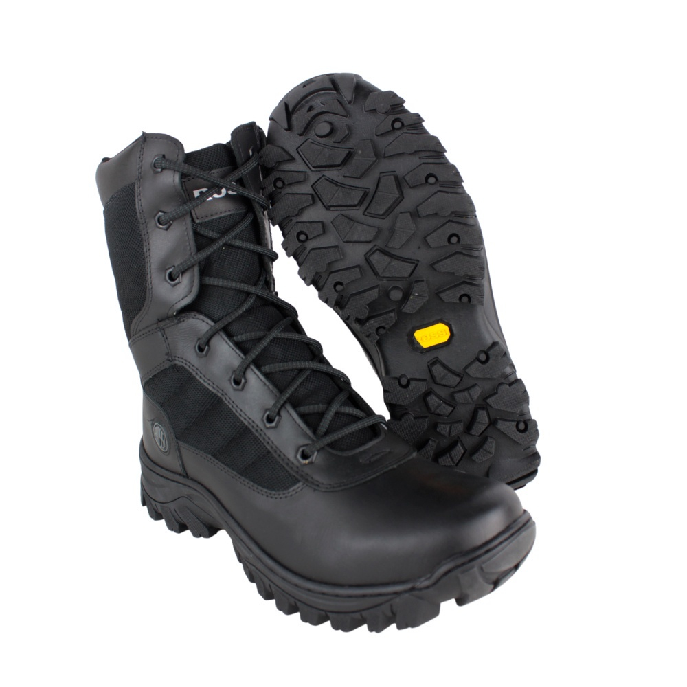 Coturno masculino preto cano hot sale alto