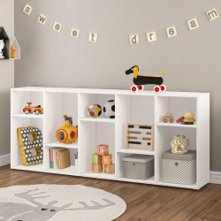 Estante Montessoriana com 10 Nichos - Branco Menor preço em Estante Montessoriana com 10 Nichos - Branco