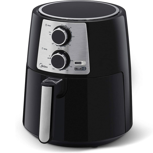 Fritadeira Sem Óleo Air Fryer Midea 3,5 Litros Preta - 110v Em Promoção ...