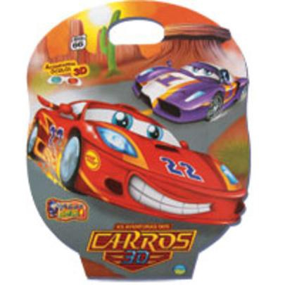 Livro Infantil Com Cd Ou dvd Aventura Dos Carros 8vol + jogos Vale Das Letras