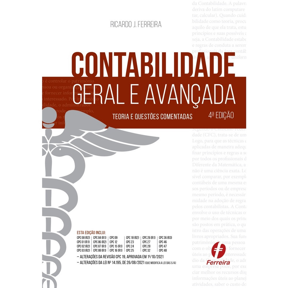 Livro - CONTABILIDADE GERAL E AVANÇADA: TEORIA E QUESTÕES COMENTADAS ...