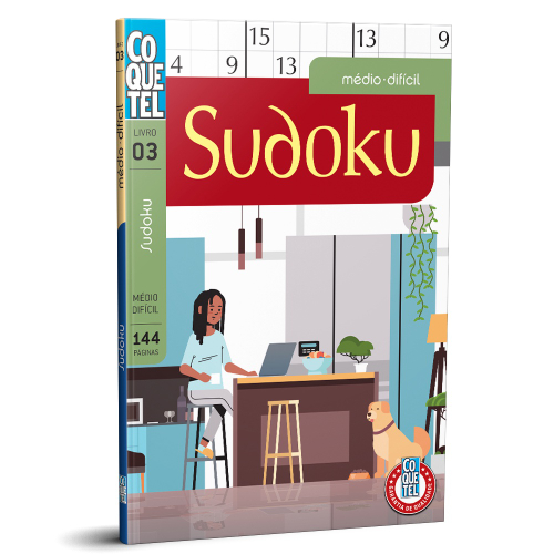 Livro - Livro Coquetel Sudoku nível FC/MD Ed 06 em Promoção na Americanas