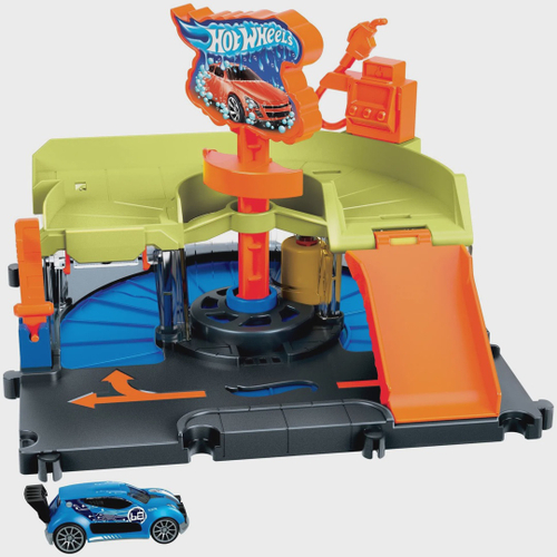 Conjunto de Pista Hot Wheels - Monster Trucks - Desafio do Giro - Tiger  Shark - Mattel - superlegalbrinquedos