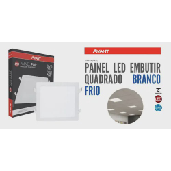 Painel Plafon Led 24w Quadrado Embutir Branco Frio Luminária é boa?