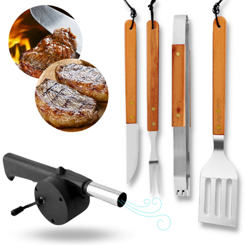 Garfo De Churrasco Inox Utensilio Doméstico Grande Carne em Promoção na  Americanas