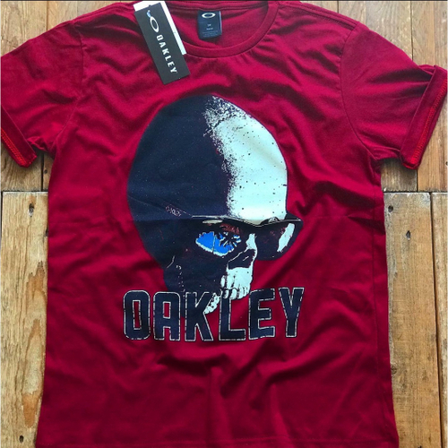 Camisa Oakley Caveira Óculos em Promoção na Americanas