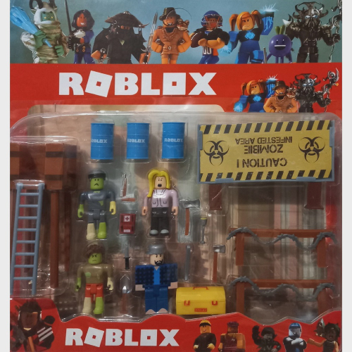 Kit 4 Bonecos Roblox de 8cm no Shoptime