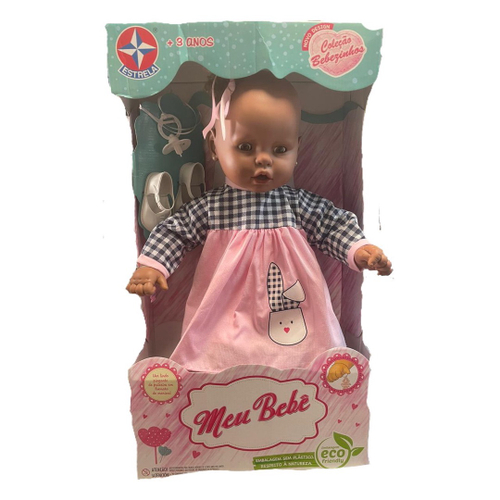 Boneca reborn Bebe pequena Meu Bebezinho ED1 Brinquedos