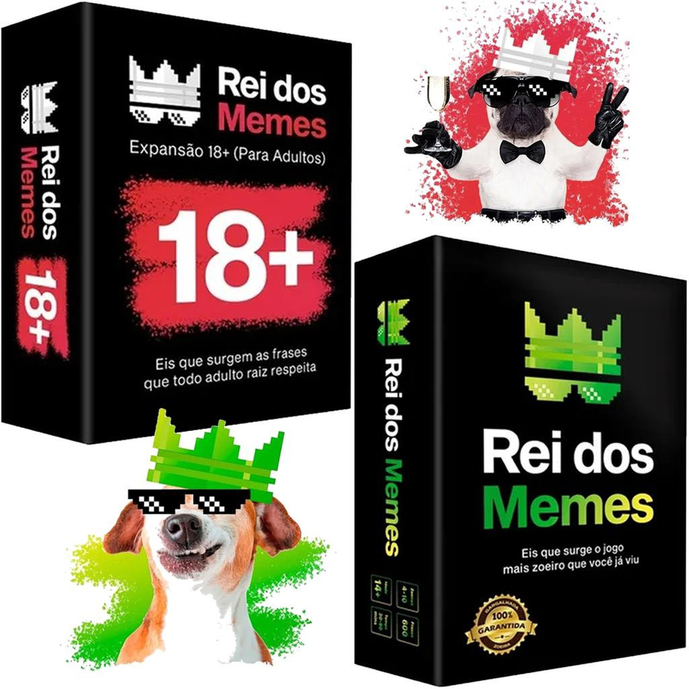 Kit Jogo Rei Dos Memes Vira Lata Caramelo Zoeiro em Promoção na Americanas