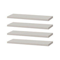 Kit 4 Prateleira Branca mdf 60 x 20cm Suporte Invisível é ruim? Kit 4 Prateleira Branca mdf 60 x 20cm Suporte Invisível é boa?