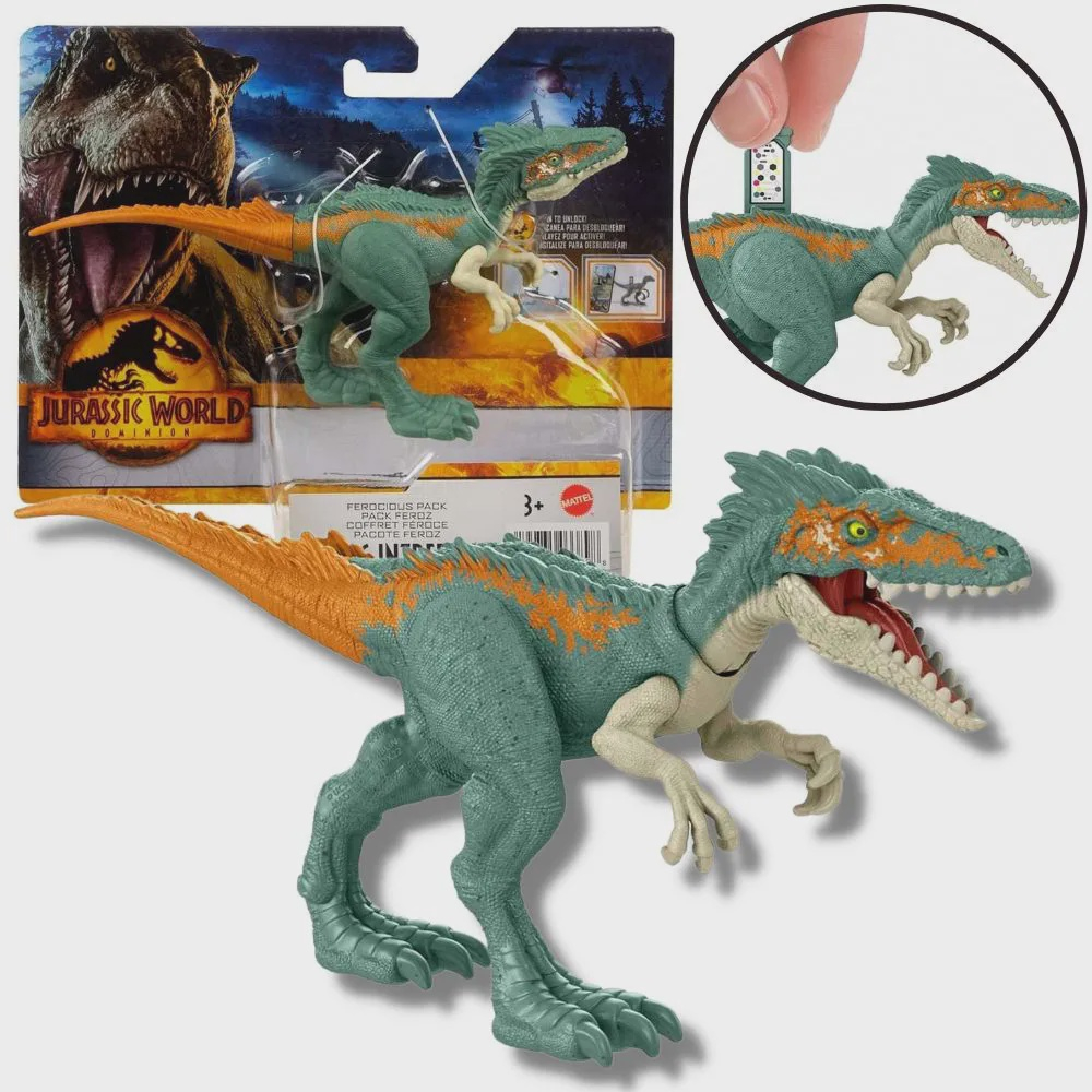 Dinossauro Jurassic World Moros Intrepidus Pacote Feroz Pronta Entrega