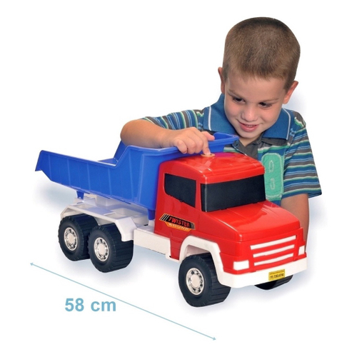 Caminhão de Brinquedo com Caçamba Basculante Super Realista em Promoção na  Americanas