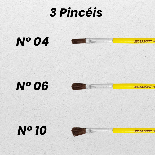 Presenteie seus filhos com nossos Kits de Telas de Pintura, completos com tinta  guache, pincel e manual de mistura de cores. Estimule a criatividade e  coordenação motora das crianças de maneira divertida