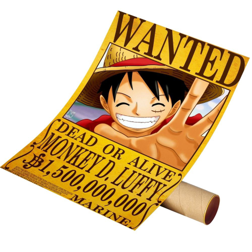 Poster Anime One Piece Luff Recompensa no Shoptime