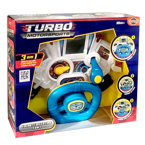 Jogo Didático TACHAN Carro com luzes e sons baby des