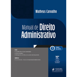 Manual de Direito Administrativo - 10ª Edição (2022) Menor preço em Manual de Direito Administrativo - 10ª Edição (2022)