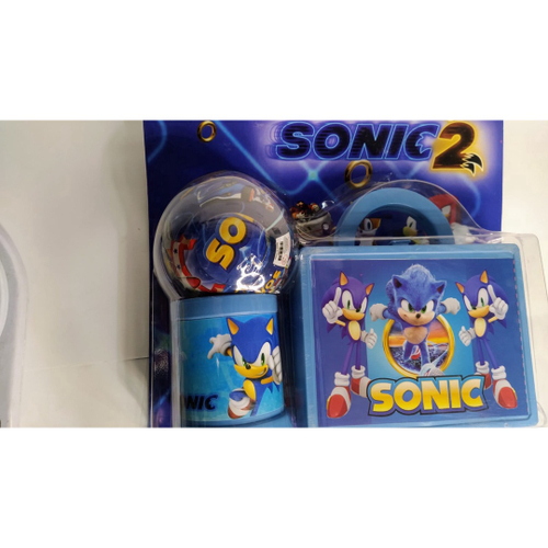 Kit Infantil Sonic Boneco e Copo em Promoção na Americanas