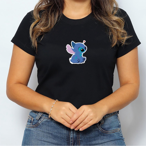 Blusa Tshirt Feminina Personagens - Direto da Fábrica