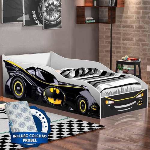 CAMA CARRO DRIFT INFANTIL COM COLCHÃO - Rede Móveis