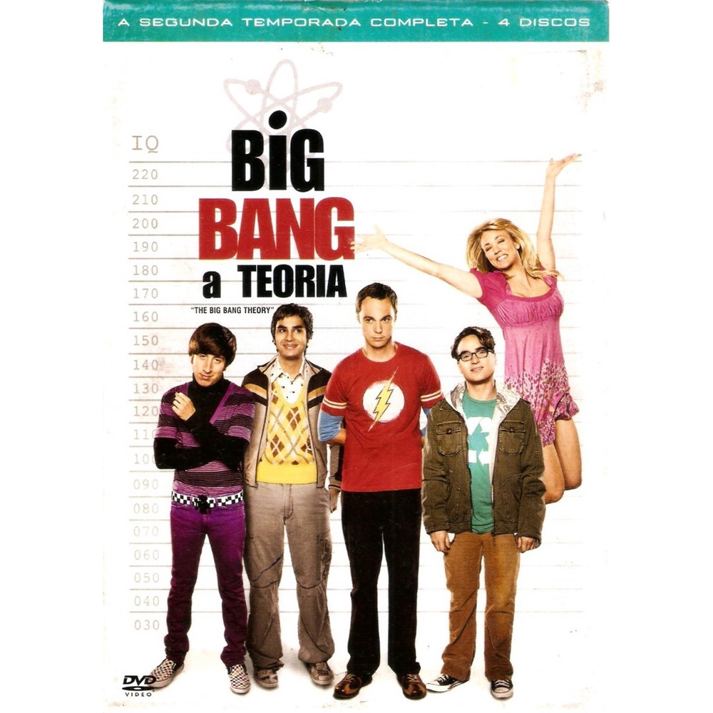 Dvd c/ 4 Discos Big Bang A Teoria - A Segunda Temporada em Promoção ...