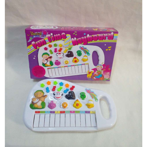 Brinquedo Infantil Pianinho Musical Fazendinha Musicas Sons de