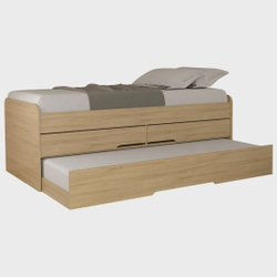 Cama Bibox de Solteiro Com Cama Auxiliar e 2 Gavetas Hanover - Juliette - Robel Móveis é boa?