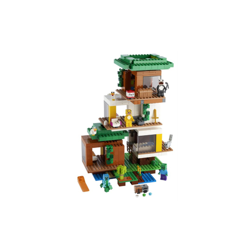 Lego Minecraft A Casa Da Árvore Moderna 21174 em Promoção na Americanas