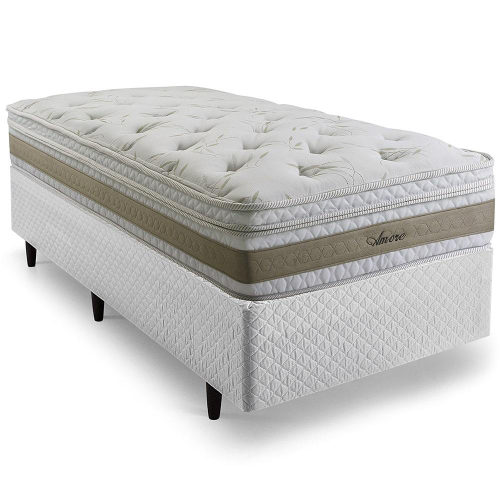 Cama Box Queen Size Herval Amore, Molas Ensacadas