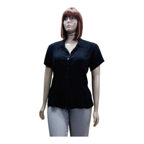 Camisa feminina hot sale tecido fino