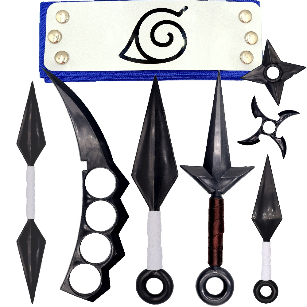 Kunai Naruto Completo Fantasia Naruto + Kit Ninja + Premium