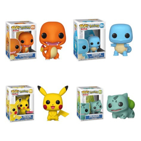 Funko Pop Action Figure Funko Pop Pokemon Pikachu Bulbasaur Squirtle ...