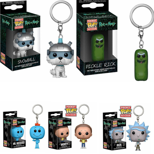 chaveiro funko pop rick and morty