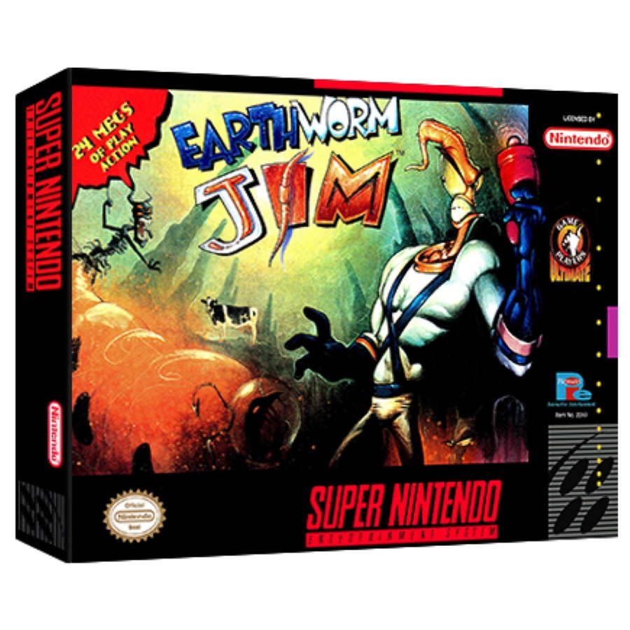 Earthworm Jim (Super Nintendo) AO VIVO - Jogos antigos 