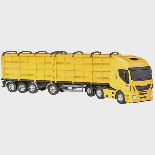 Brinquedo Caminhão Basculante Hi Way Iveco Amarelo